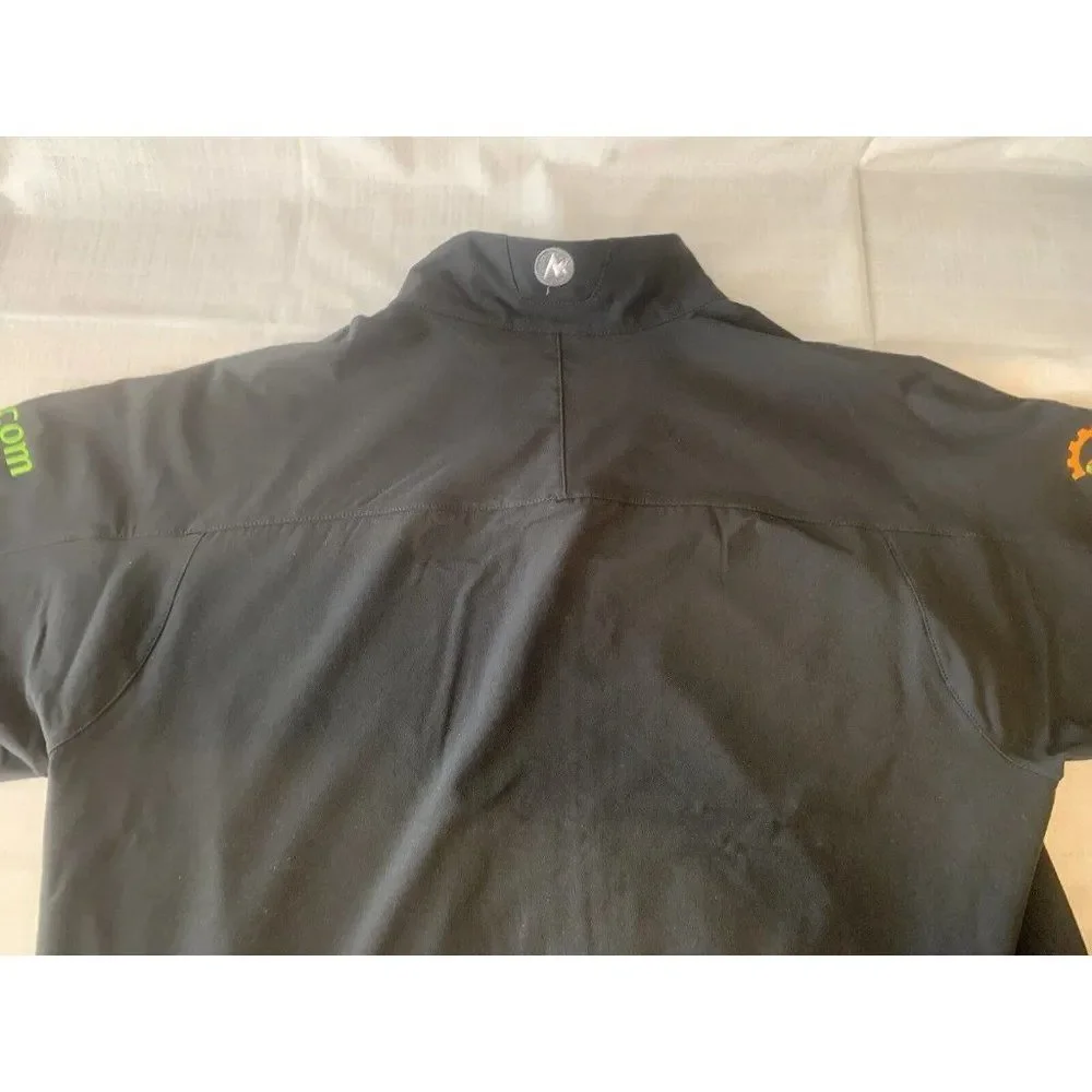 Marmot‎ M3 Soft Shell Jacket Mens Black Full Zip Stretch Wicking XL